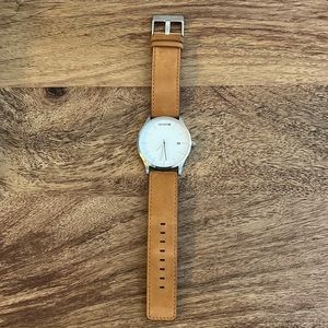 MVMT Watch - 45 mm Classic White Tan Leather